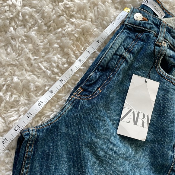 Zara Blue wash Jeans, Women Size 6 – 38 new with tags - Picture 4 of 6